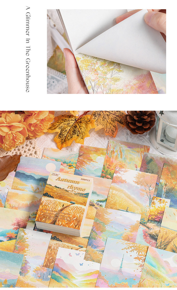 Seasons Journaling Paper Book - 200 Pcs