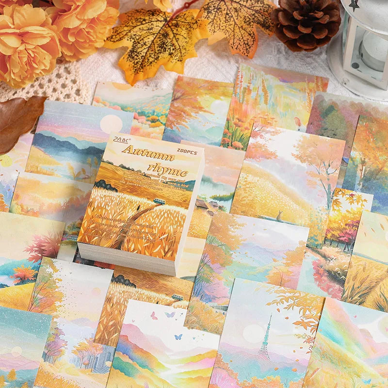 Seasons Journaling Paper Book - 200 Pcs