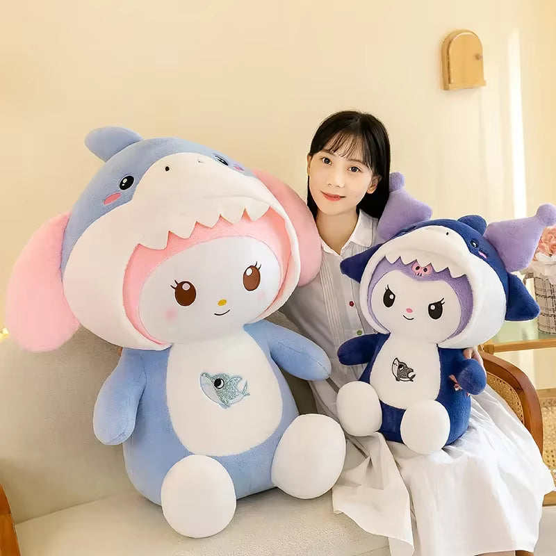 Shark Kuromi Hoodie soft toy