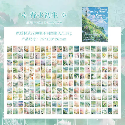 Seasons Journaling Paper Book - 200 Pcs