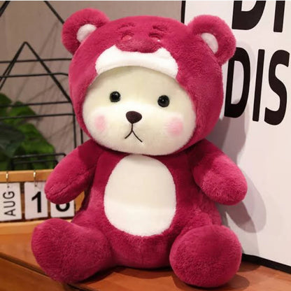 Pink bear Hoodie plushy soft toy