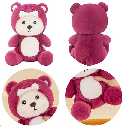 Pink bear Hoodie plushy soft toy