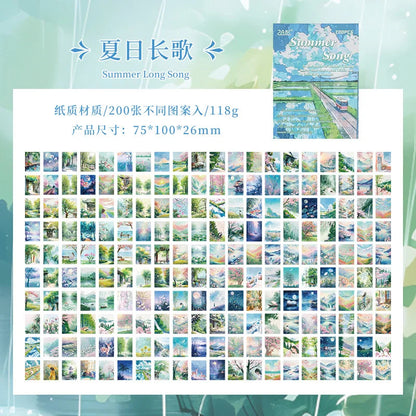 Seasons Journaling Paper Book - 200 Pcs