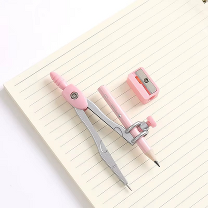 Geometry Compass With Pencil And Sharpner