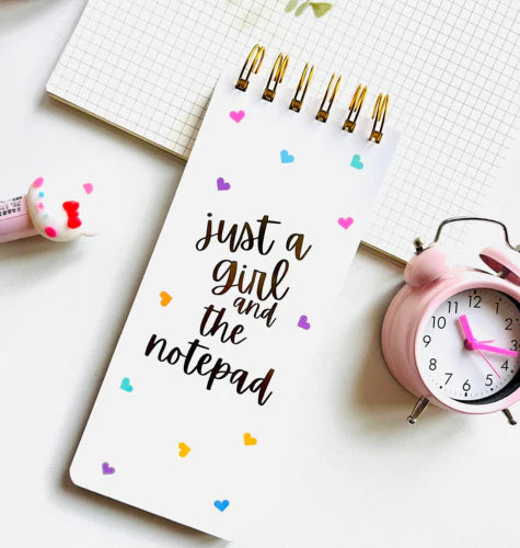 Aesthetic Spiral Notepad / to do diary