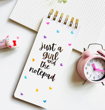 Aesthetic Spiral Notepad / to do diary
