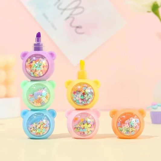 Glitter Filled Bear Highlighter
