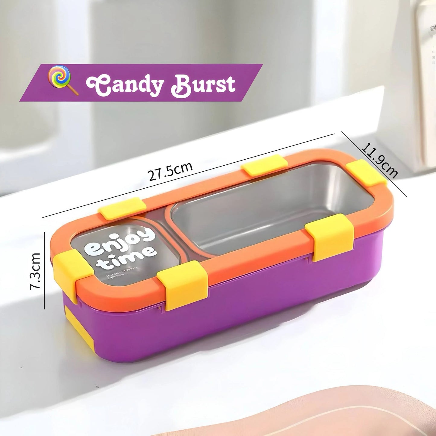 Enjoy Time Rectangular Lunch Box