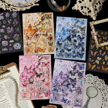 Dream Butterfly Sticker Sheet - 2 Pcs
