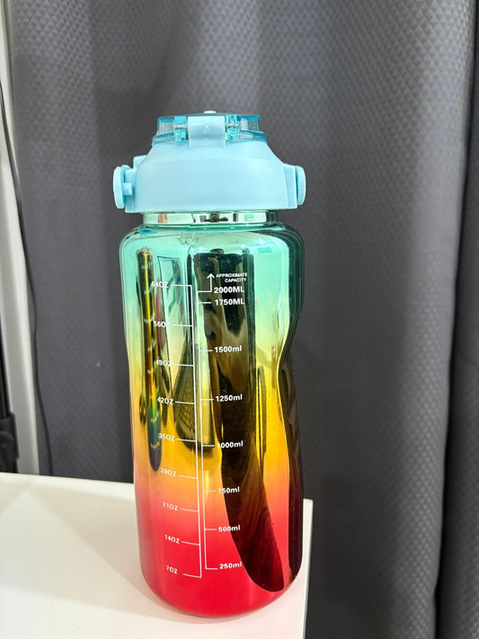 Holographic 3 In 1 Motivational Water Bottles
