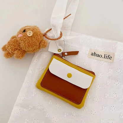 Korean Sleek Wallet With Strap