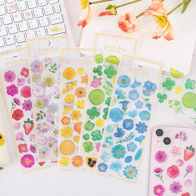 Kawaii 3D Bloom Flower Sticker