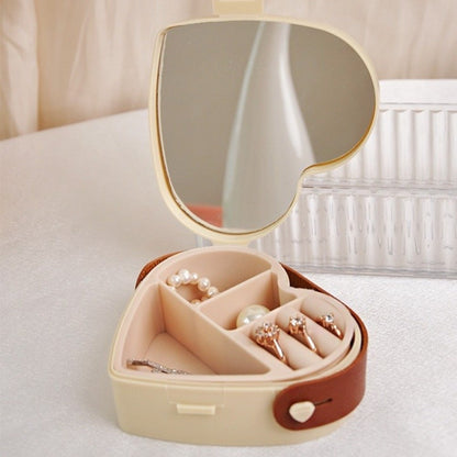 Heart Mirror Jewellery Box