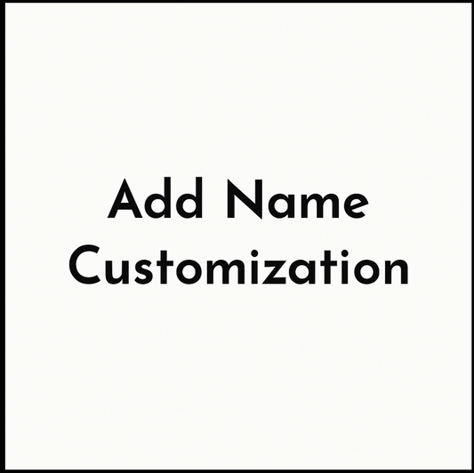 Add Name Customization