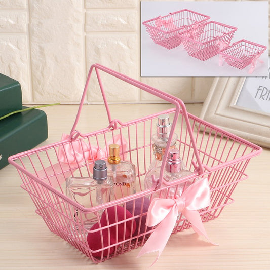 kawaii Metal Storage Basket