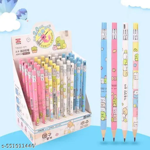 Cute Cartoon Mechanical Pencil with Sharpener