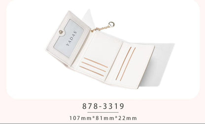 Lucky bear mini wallet with charm