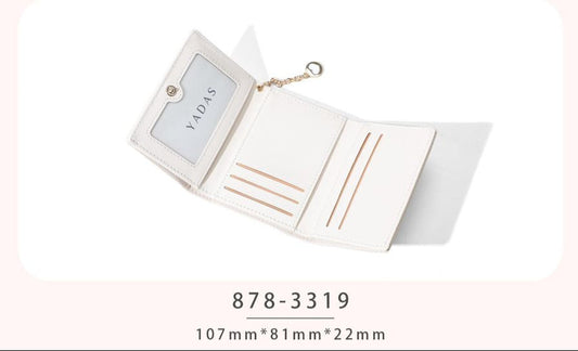 Lucky bear mini wallet with charm