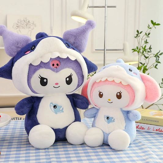 Shark Kuromi Hoodie soft toy