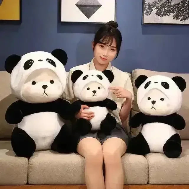 Hoodie Panda soft toy