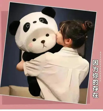 Hoodie Panda soft toy