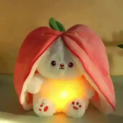 Bunny strawberry breating plushy