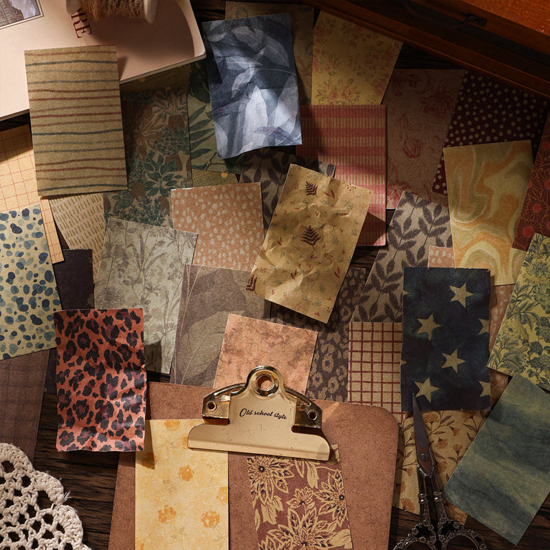 Printed Texture Journaling Paper Book - 200 Sheet - 60 Pcs