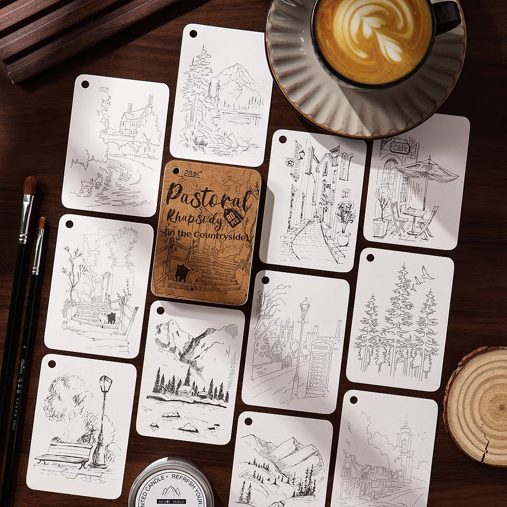 Mini Journaling Sketch Book - 80 Pcs