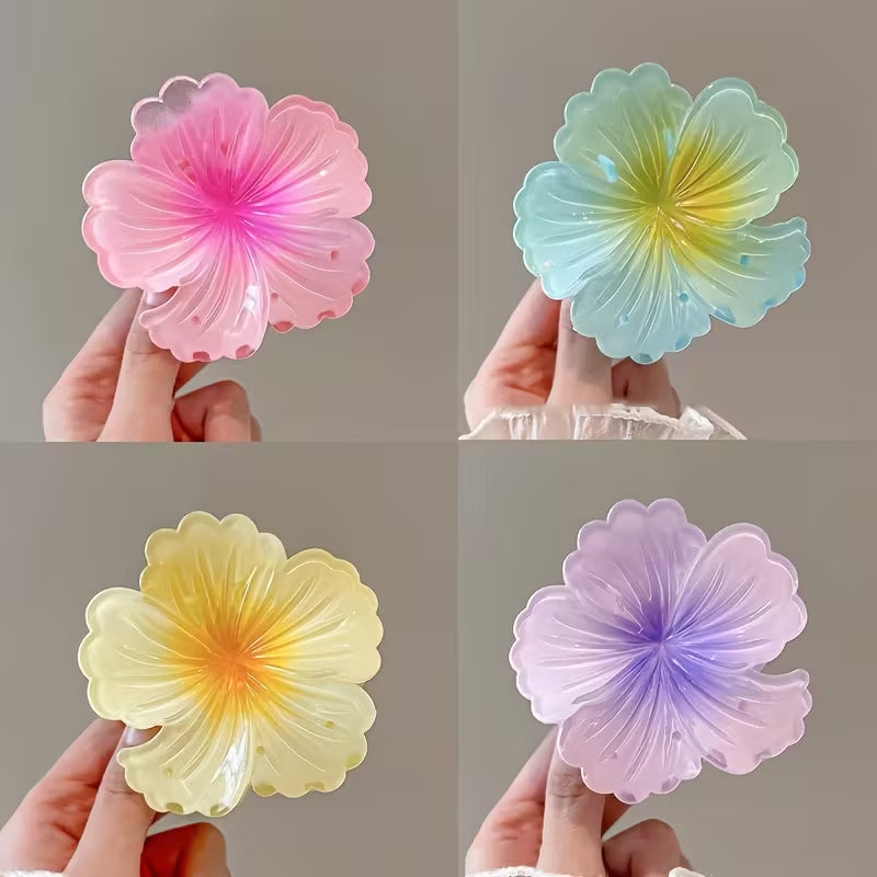 Orchid Colorful Hair Claw Clip – Vibrant Hair Accessory