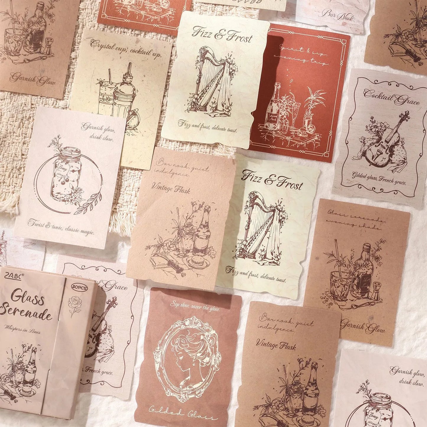 Pastel Journaling Paper Book - 30 Pcs