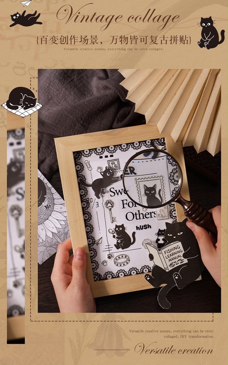 Misty Night Ashen Feather Journaling Kit