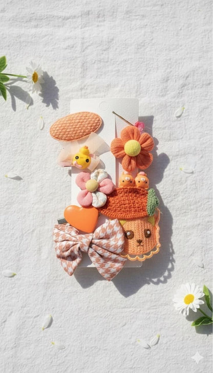 Pintresty kids korean hair hair clip set