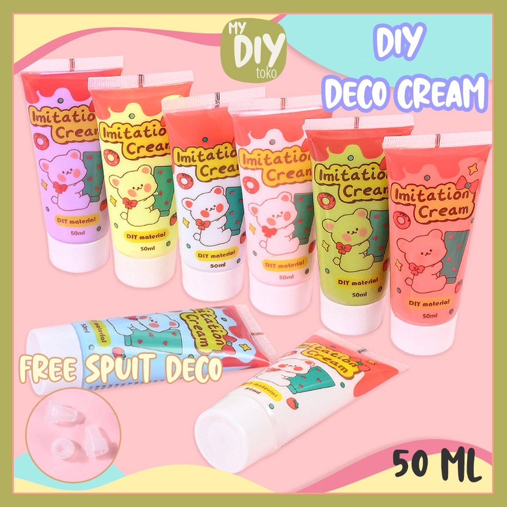 DIY Imitation Cream Glue ( 10 Color Box )