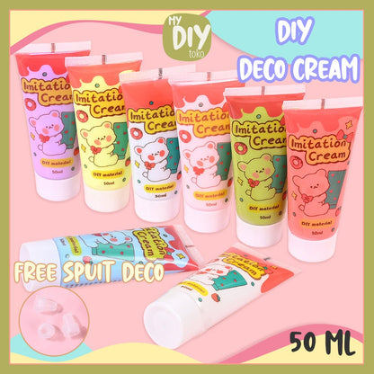 DIY Imitation Cream Glue ( 10 Color Box )