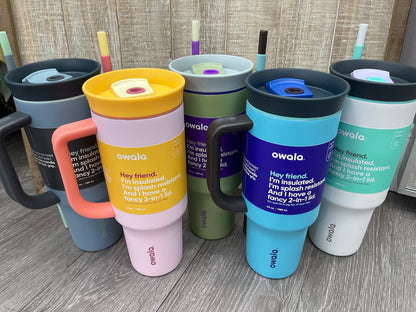 Owala free sip tumblers sippers