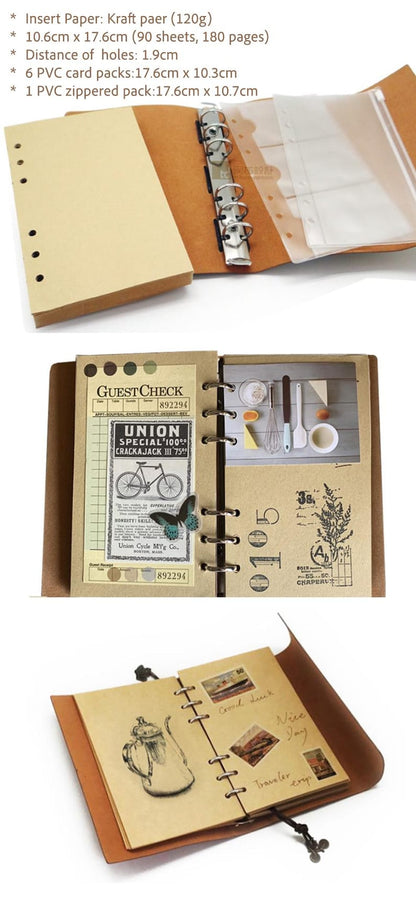 Vintage Leather Diary