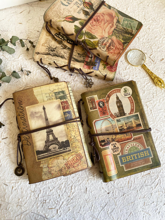 Vintage Leather Diary