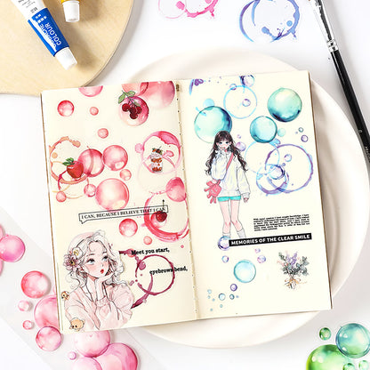 Bubble Burst Sticker Roll Set ( 6 Pcs)