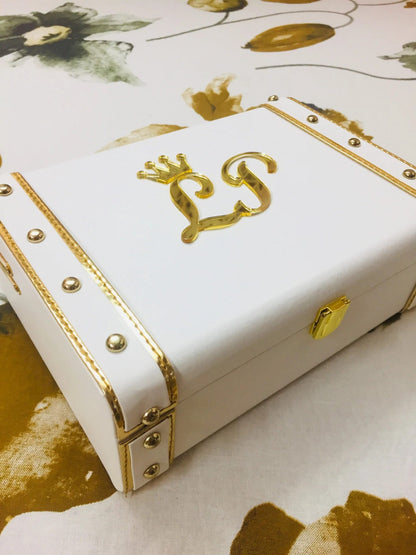 Customized Name leatherite Trunk Box