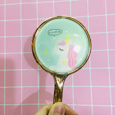Cute Handy unicorn Travel Mirror