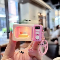 Microwave Oven Light Keychain