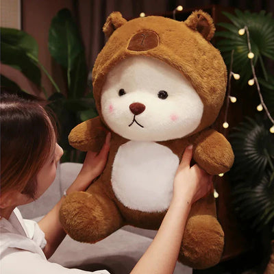 Brown bear Hoodie plushy soft toy