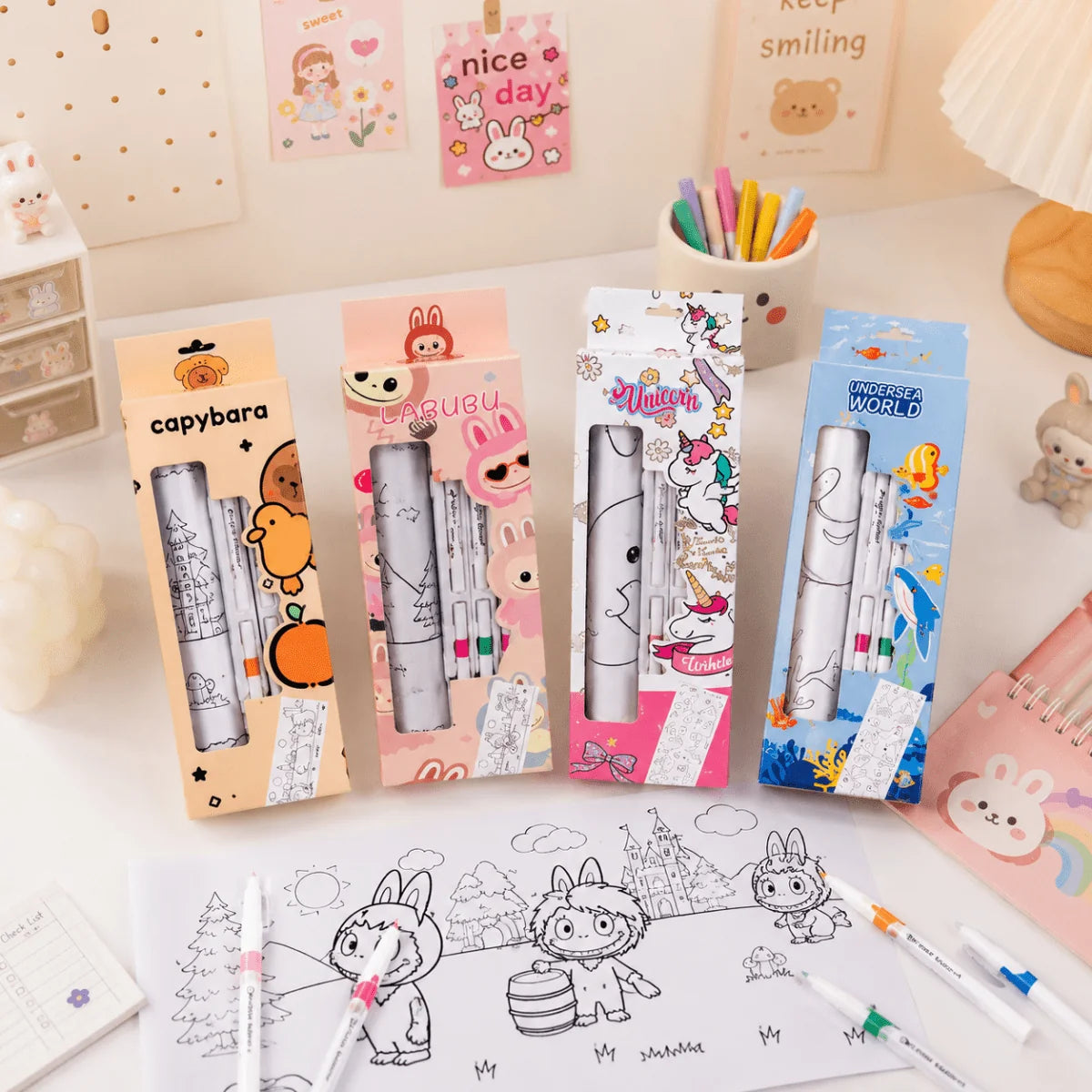 Colouring Height Chart / colouring roll