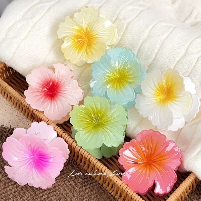Orchid Colorful Hair Claw Clip – Vibrant Hair Accessory