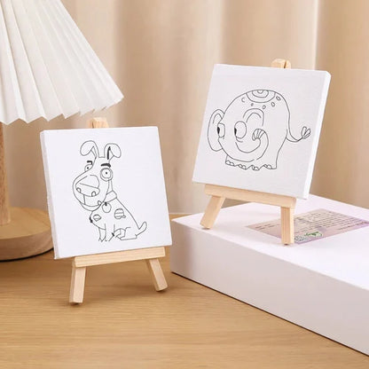 Mini Canvas and Easel Set (animals)