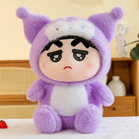 Shinshan kuromi bear hoodie soft toy