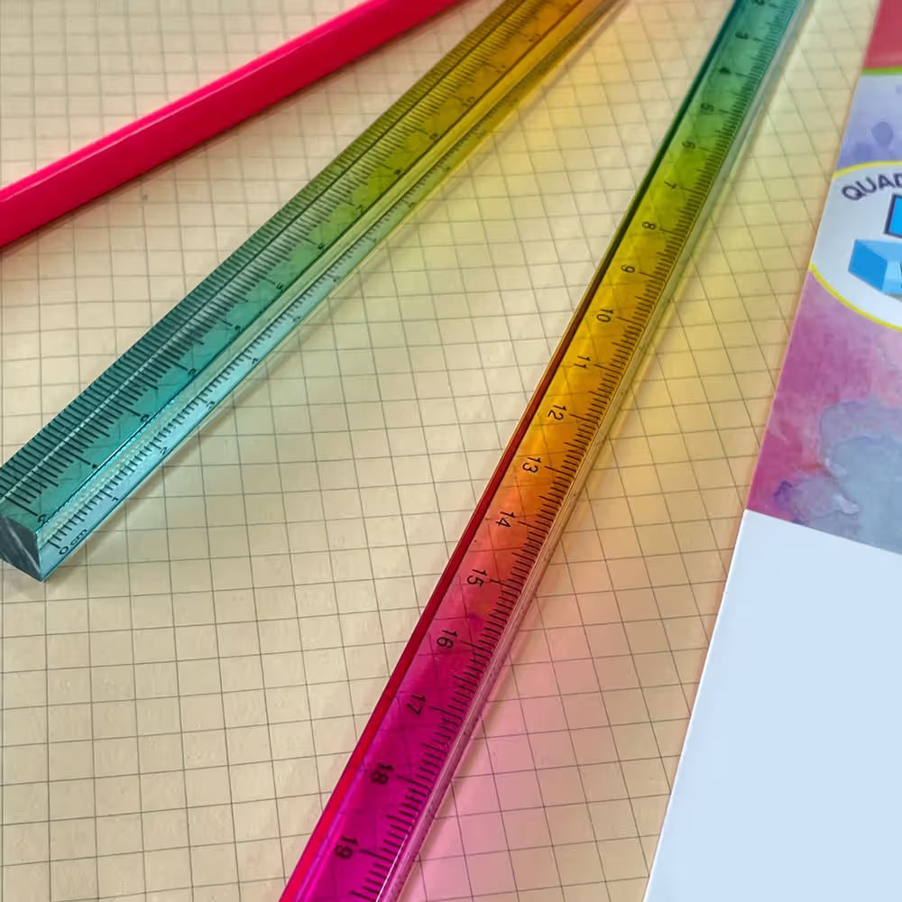 3D Crystal Ruler- 30 CM