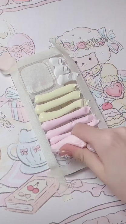 DIY Imitation Cream Glue ( 10 Color Box )