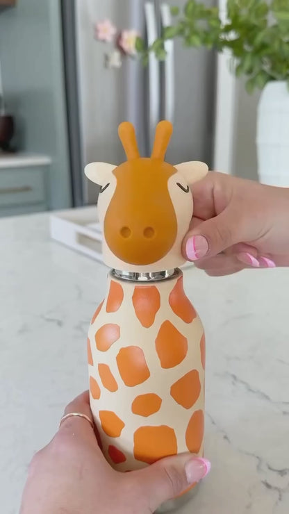 Animal Sipper Bottle Stainless Steel - 480 ML