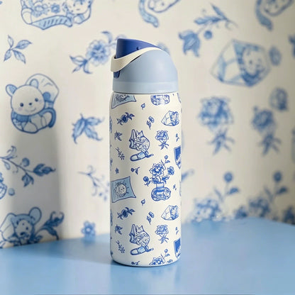 Owala x delft cat edition